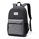 AspenSport Rucksack 18L hellgrau I stabiler Tagesrucksack I wasserabweisender Rucksack mit...