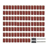 102-teiliges Schleiftrommel-Set, inklusive 100 Trommelschleifer, Schleifbandhülsen, Schleifkopf und...