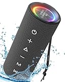 Tronsmart Mini Bluetooth Lautsprecher Musikbox, Tragbarer Musikbox Mit Licht Bluetooth 5.3, Stereo...