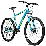 Bergsteiger Makalu 26, 29 Zoll Mountainbike Aluminium, geeignet ab 150 cm, Scheibenbremse, 21...