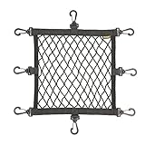 Motorrad Trägersysteme,KKnoon Motorrad Gepäcknetz Helmnetz Aufbewahrungsnetz mit 8 Haken...