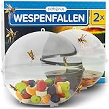 Patronus 2X Wespenfalle für draußen [15 cm groß] zum effektiven Schutz vor Wespen -...