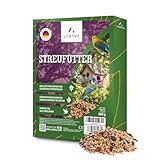 LERAVA® - Vogelfutter Wildvögel Ganzjährig - 500g - Streufutter für Wildvögel mit Hirse, Hafer,...