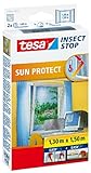 tesa Insect Stop SUN PROTECT Fliegengitter Fenster - Insektenschutz mit Blend- & Sonnenschutz -...