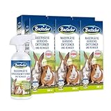 Bactador Enzymreiniger Nagerkäfig Spray 6 x 500ml - Geruchsentferner & Reiniger - Gegen Kot, Urin &...