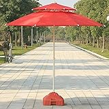 LCHJX Garten Parasole Parasol Garden Parasole Doppelte Terrasse Außenschatten für...