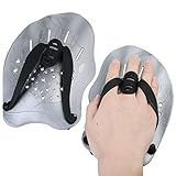 Dprofy Schwimmpaddel Hand – Schwimmpaddel Hand mit verstellbaren Riemen, Schwimm-Handpaddel für...