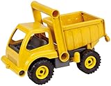 Lena 4210 EcoActives LKW Kipper, Baustellenfahrzeug ca. 27 cm, robuster Kipplaster, Muldenkipper...