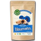 Blaumohn (1kg) - Mohn ganz / Mohnsamen - Frei von Konservierungsstoffen I Rohkostqualität zum...