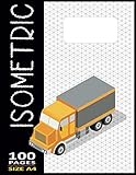 Isometric Notebook 3d Paper Large A4 8.5'X11' Inches - 100 Numbered-Page: Engineer Gifts For Men...