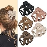 Lolalet Octopus Haarklammer, 5er Set Haarspangen für dickes lockiges langes Haar, Hair Claw Clips...