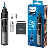 Philips Nose trimmer Series 3000 Nasenhaar-, Ohrenhaar- und Augenbrauentrimmer mit...