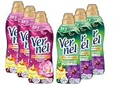 Vernel Weichspüler 6er Bundle – 3x Bezaubernde Magnolie & 3x Faszinierender Dschungel (je 37...