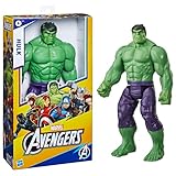 Hasbro E7475 Marvel Avengers Titan Hero Series Blast Gear Deluxe Hulk ActionFigur, 30 cm Spielzeug,...