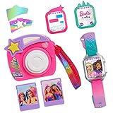 Barbie Just Play Fotofilter, Spielkamera- und Spiel-Smartwatch-Set mit Lichtern und Geräuschen,...