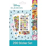 Disney Classics Aufkleber-Set (Einheitsgröße) (mehrfarbig), mehrfarbig, One size