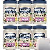 Hellmann's Vegan Garlic Mayo 6er Pack (6x270g Glas) + usy Block