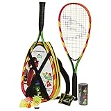 Speedminton S600 Set - Original Speed Badminton/Crossminton Starter Set inkl. 2 Schläger, 3...