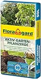 Floragard Aktiv Garten-Pflanzerde 50 Liter - Erde mit Langzeitdünger zum Pflanzen von Gehölzen,...