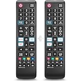 2er-Pack Universal Fernbedienung für alle Samsung Fernseher The Frame Curved Solar Crystal UHD LED...