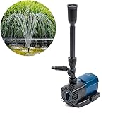 BluFlow Control - Regelbare Teichpumpe - Mit Springbrunnenset - Springbrunnenpumpe - Filterpumpe -...