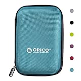 ORICO Festplattentasche 2,5 Zoll Wasserdicht HDD SSD Case mit Innengröße 140x90x25mm zum...