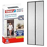 tesa Magnetvorhang selbstschließend - Insektenschutzvorhang mit Magneten für Balkon- und...