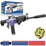 Elektrische Spielzeug Pistole für Nerf Pfeile, Automatische M416 Blaster groß mit 12 Clip Magazin,...