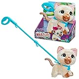 FurReal Walkalots Große Racker interaktive Spielzeugkatze zum Gassigehen, mit Geräuschen und...