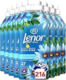 Lenor Weichspüler – Meeresbrise – 8 x 27 Wäschen – Vorteilspackung