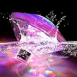 Esoes Badewannen Licht Led Wasserdicht RGB Schwimmend Whirlpool Lichter Kinder-Badespielzeug Zum...