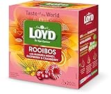 LOYD® Rooibos Tee mit Manuka | 20 Teebeutel 40g | Kräutertee | Rotbuschtee Mischung | Hochwertigen...