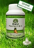 Bromelain 500 mg (2.000 F.I.P.) 120 Kapseln - Vegan ohne Füll- und Zusatzstoffe - 2000 GDU/g -...