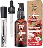 Bionoble Rizinusöl Bio 50ml - 100% Rein, Natürlich, Kaltgepresst - Wimpern, Augenbrauen, Haare,...