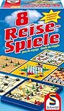 Schmidt Spiele 49102 - 8 Reise-Spiele, Spielesammlung, magnetisch, Bunt, 1 bis 4 Spieler