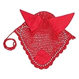 ZJchao Atmungsaktive Pferdeohrabdeckung aus Baumwolle Zum Fliegenschutz, Reitausrüstung für...