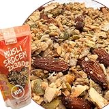 CRUNCHOLOGY Keto Müsli mit Vanille und Himalaya Salz, Low Carb Müsli Ohne Zucker zusatz | Low Carb...