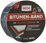 MEM Bitumen-Band, Selbstklebendes Dichtungsband, UV-beständige Schutzfolie, Stärke: 1,5 mm, Maße:...