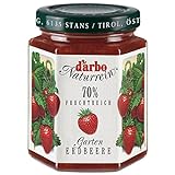 Darbo Fruchtreich Erdbeeren Fruchtaufstrich, 6x 200 g Glas