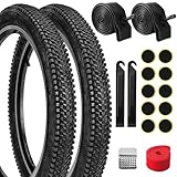 Lukasports Mountainbike-Reifen und 2-teiliges Schlauch-Set, 26 x 1,95 Fahrradreifen und 1,75–2,125...