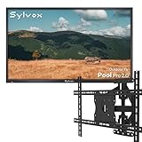 SYLVOX 75 Zoll Outdoor Smart TV mit Wandhalterung, | 4K UHD 2000 Nits HDR10 | Google TV | IP55...