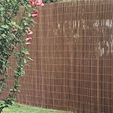 Weide-Sichtschutzzaun 180x300 cm – Natürliche Weidenmatte als Sichtschutz für Garten, Terrasse &...