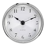 GRABLOOM Klassisches Uhrwerk, Uhrwerk, Quarzuhrwerk, Durchmesser 80 mm, Nummer für Zuhause,...