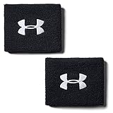 Under Armour Unisex UA Performance Wristband, 2er-Pack schweißableitendes Fitnessband, flexibles...