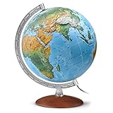 FR 3010 Leuchtglobus 3D: FR3010, Leuchtglobus mit 3-D-Oberfläche, Durchm. 30 cm,klassisches...