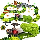 jerryvon Dinosaurier Spielzeug Autorennbahn 3 4 5 6 Jahre Junge Mit Dino Cars Spielzeug 14...
