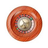 Greatideal Russisches Roulette Aus Holz, Tischspiel Lotterie Plattenspieler Roulette Radsatz,...