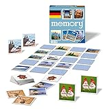 Ravensburger Deutschland memory - 20883 - der Spieleklassiker quer durch Deutschland, Merkspiel für...