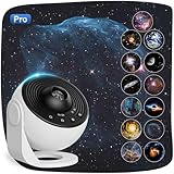 Planetarium Sternenhimmel Projektor, Galaxy Projektor Lampe mit 12 Planeten Discs, Sternenhimmel...