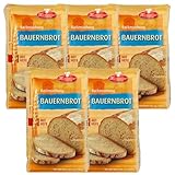 Bauernbrot Brotbackmischung von Frießinger Mühle, 5x500g, für den Backofen, Holzofen oder...